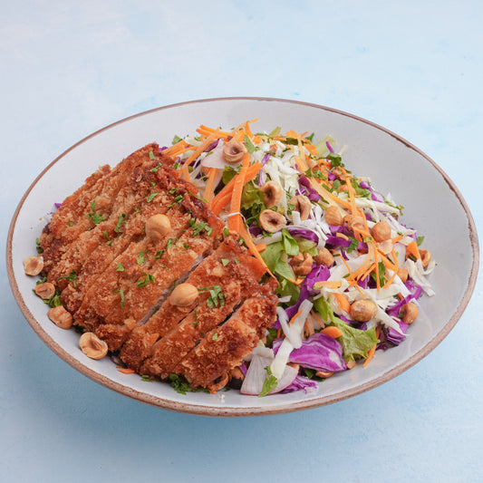 crunchy hazelnut salad