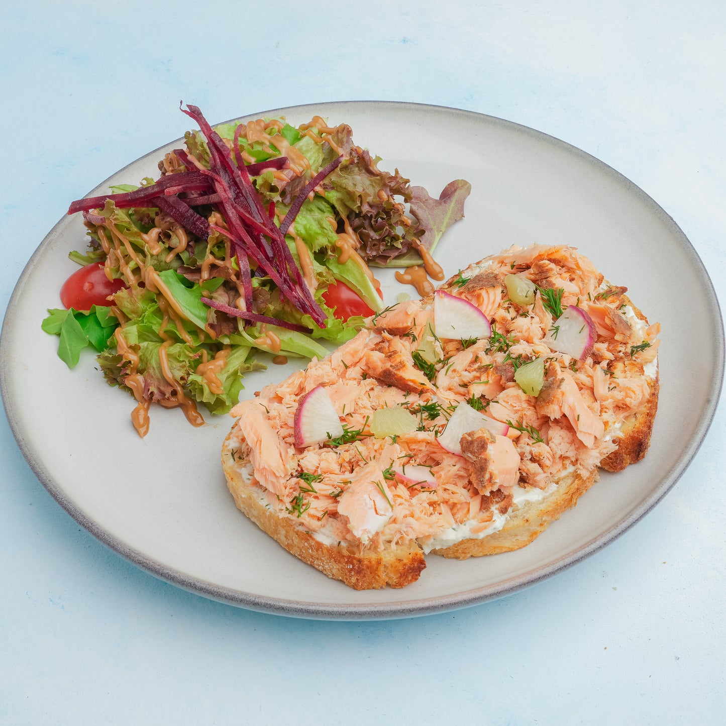 hot smoked salmon