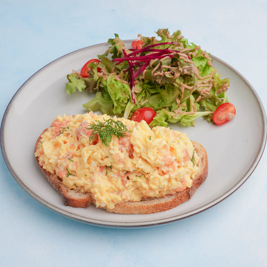 salmon scramble